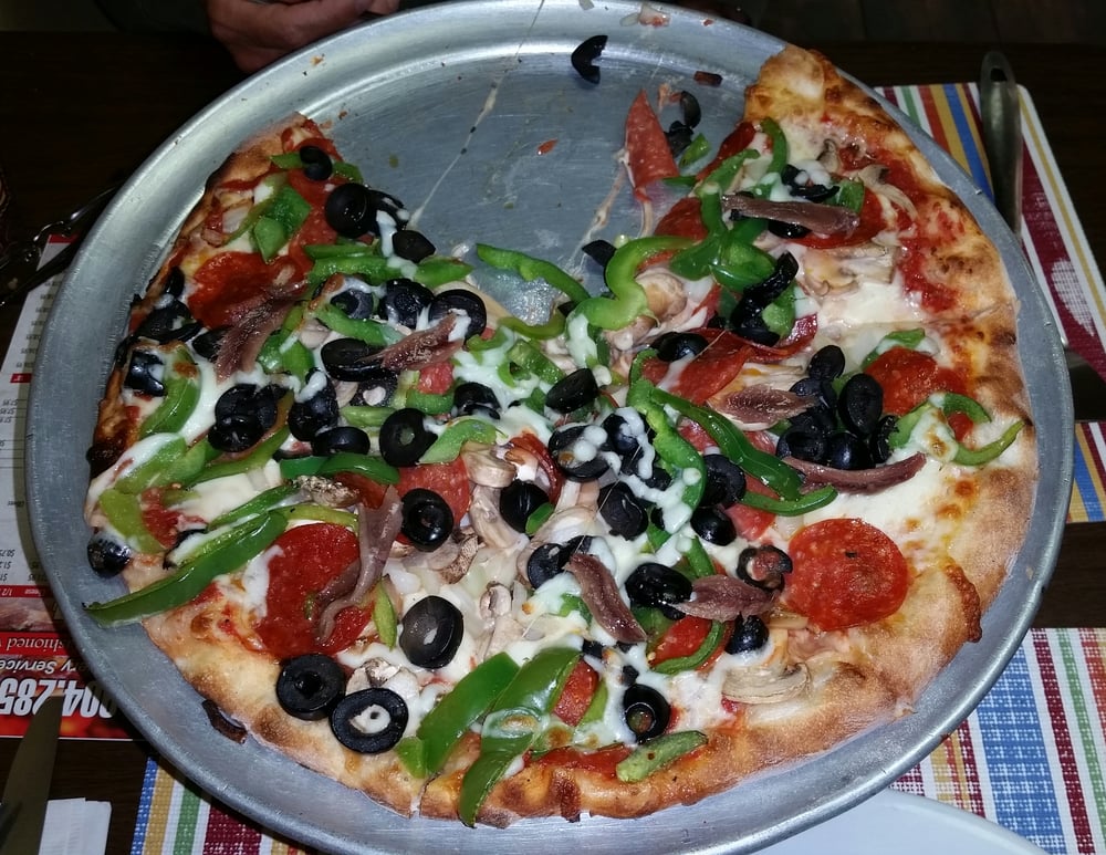 Tony's Supreme specialty pizza